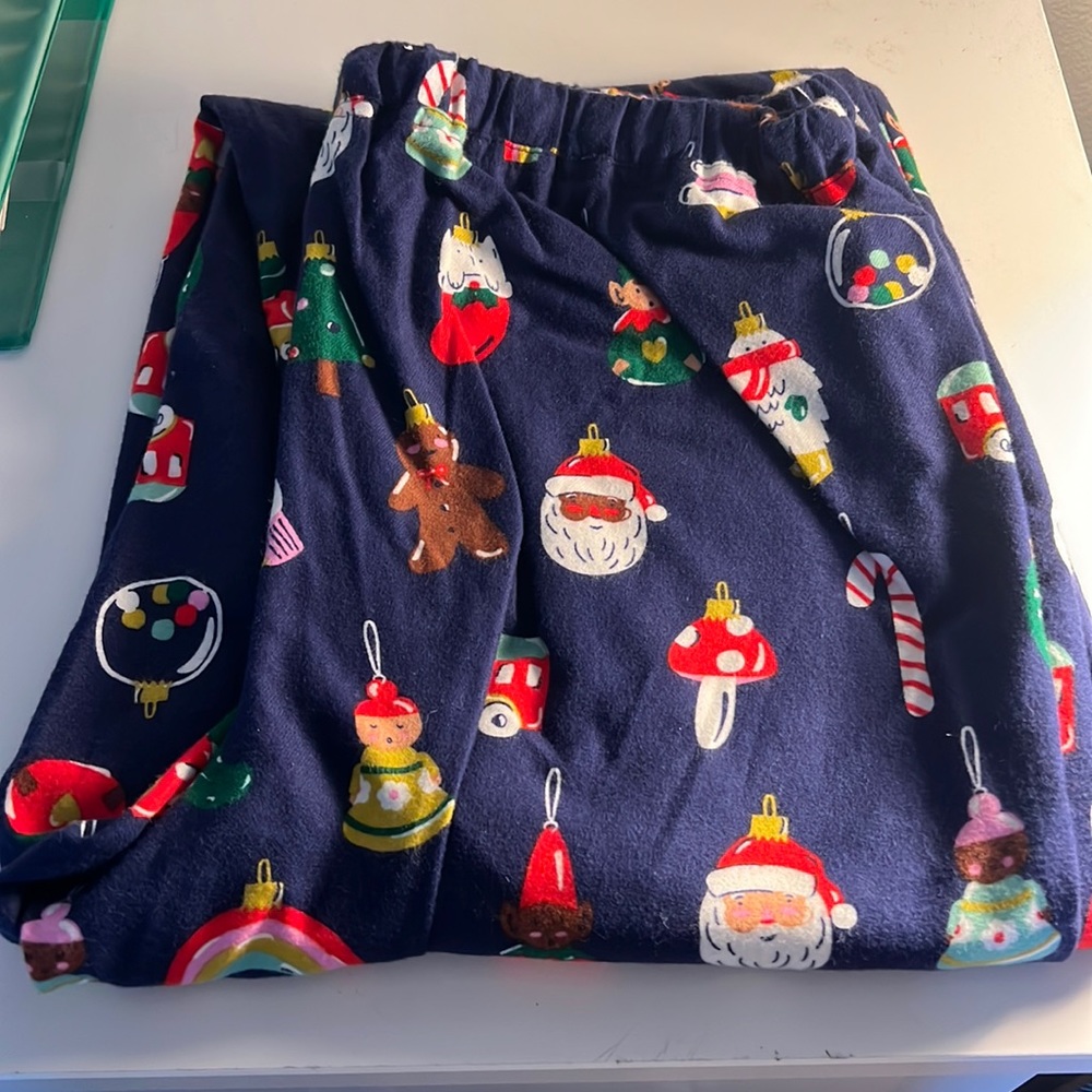 Hanna Andersson Mens Christmas pajama bottoms
